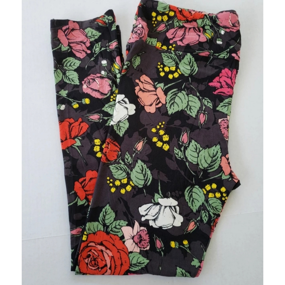 New Lularoe TC floral print Leggings